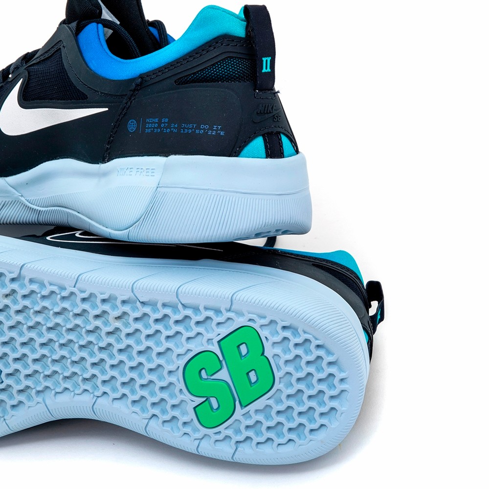 nike sb nyjah free 2 dark obsidian hyper jade