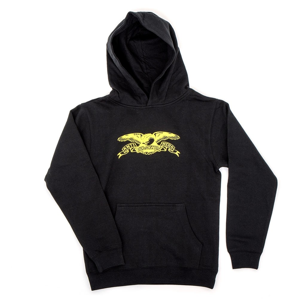 black yellow sweatshirt