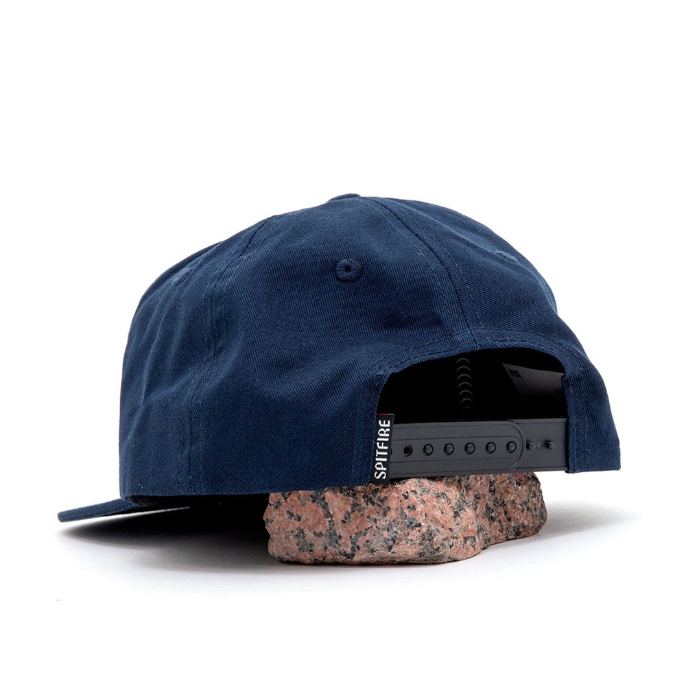 Spitfire Big Head Fill Adj. Snapback Hat (Navy / Red) Hats Snapbacks
