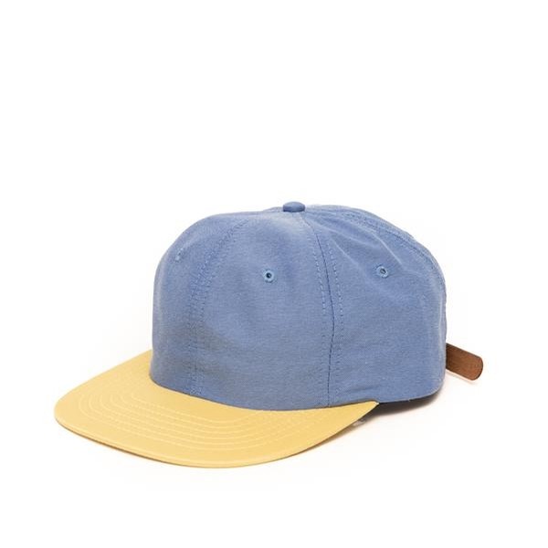 blue strapback hat
