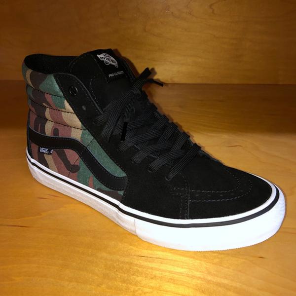 vans sk8 hi pro camo