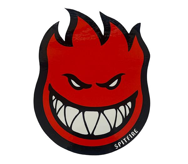 Spitfire Bighead Sticker (Red) Accessories Stickers at Westside Tarpon