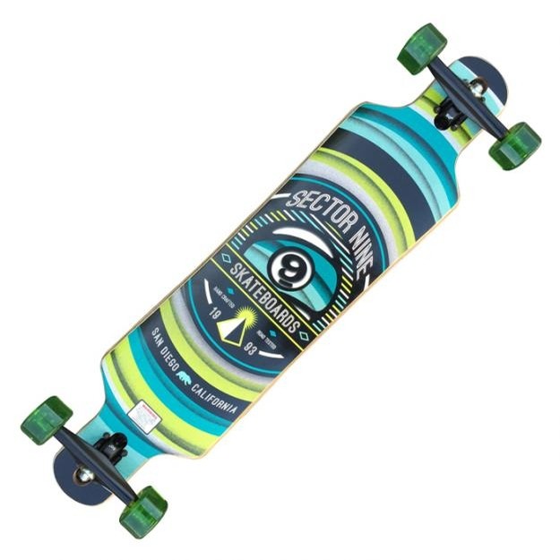 Sector 9 Meridian Complete Green Longboard Completes at Westside Tarpon