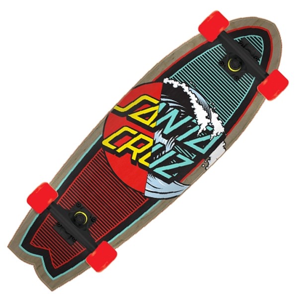 Santa Cruz Classic Wave Splice Shark Cruzer Longboard Completes at ...