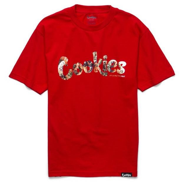 red cookies shirt