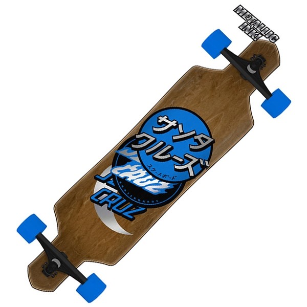 Longboard Complet Santa Cruz 36" – Cruzer Mandala Hand Drop Thru, Neuf