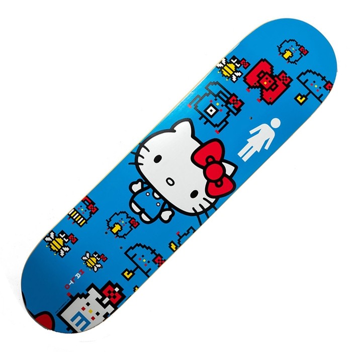 Blue hello kitty skateboard Outlet