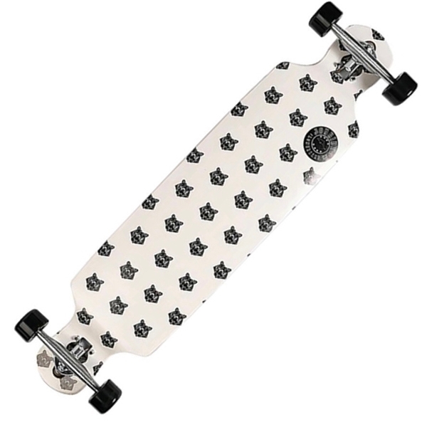 San Clemente Tiger Pattern Drop Down Drop Through Longboard Completes