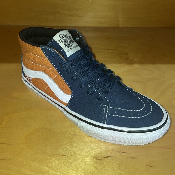 Vans sk8 navy orange cheap