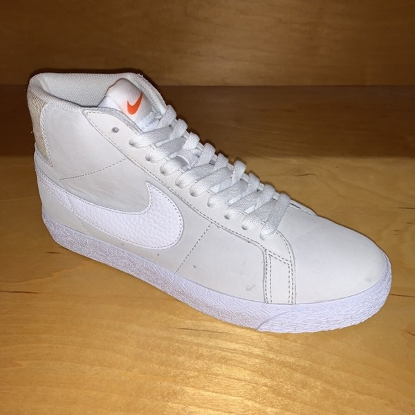 nike sb blazer all white