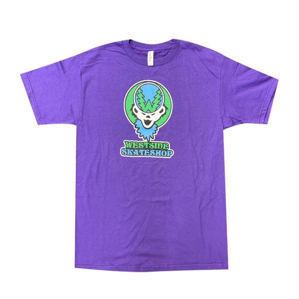 Westside Skate Shop Grateful Dead W Tee Purple Green Blue Clothing Shirts At Westside Tarpon