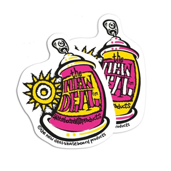 New Deal Spray Can Sticker Accessories Stickers at Westside Tarpon