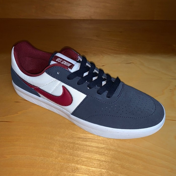 nike sb team classic ivory & red skate shoes