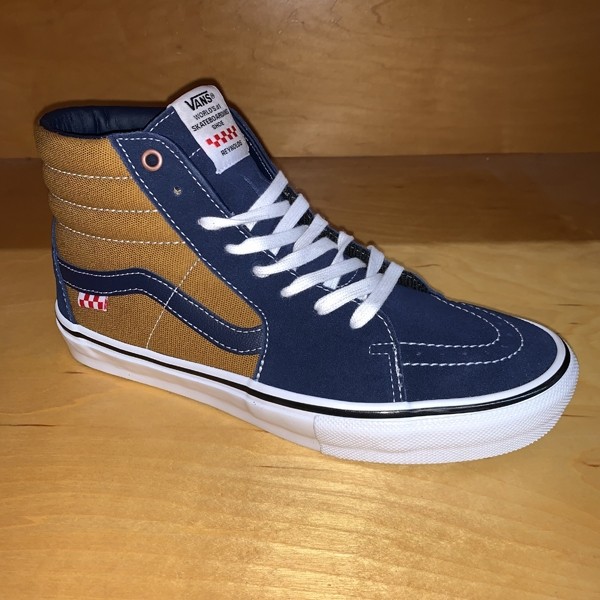 Vans Skate Sk8-Hi Navy/White 9.5