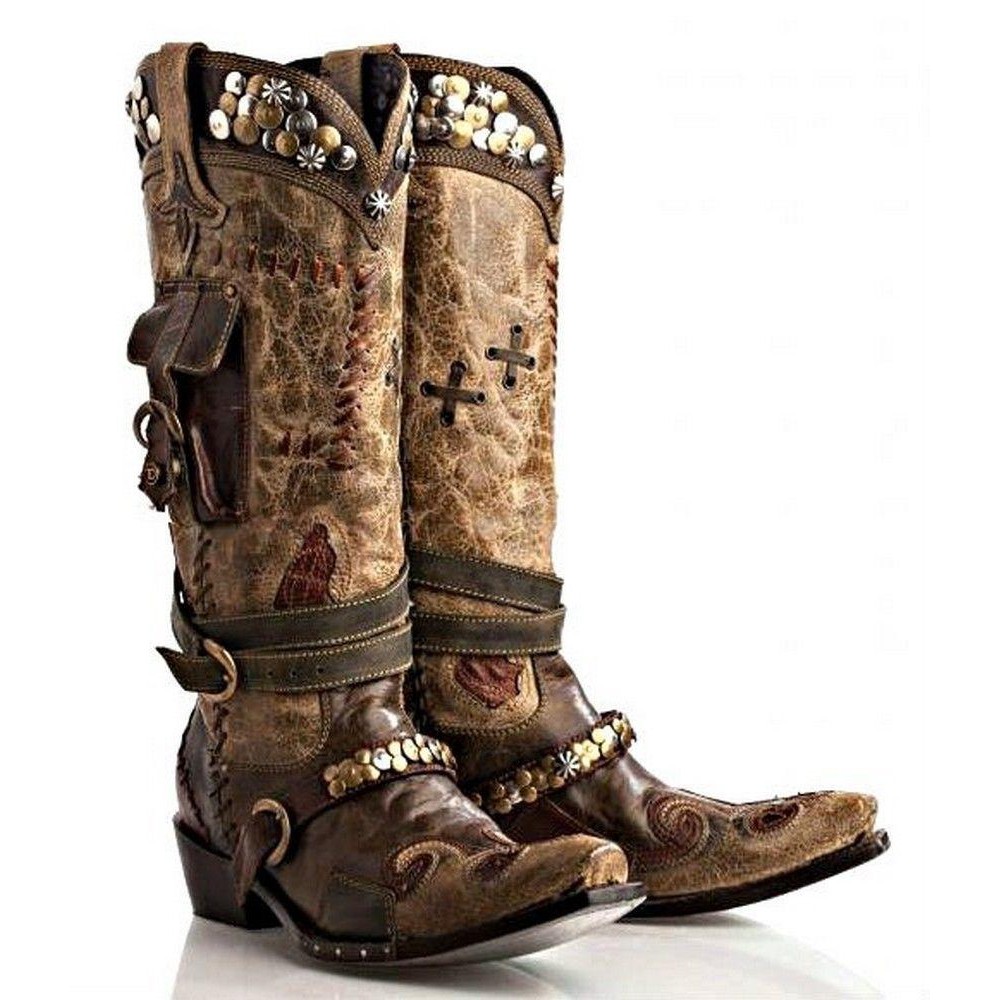double d ranch frontier trapper boots