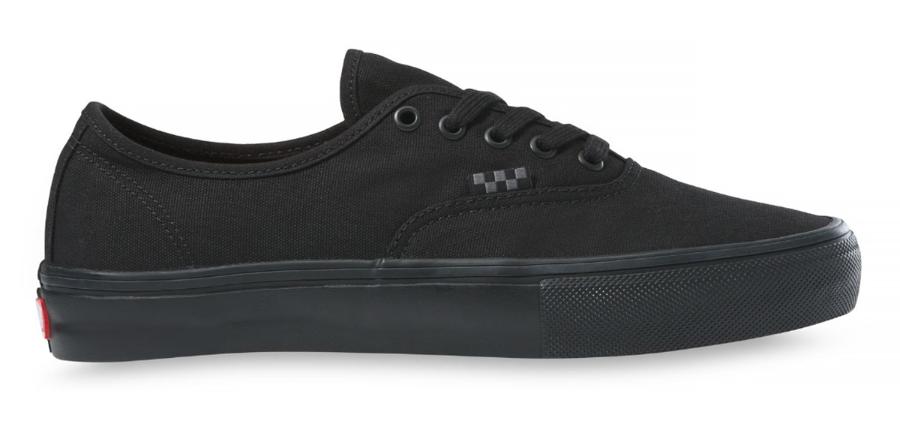 vans authentic black on black