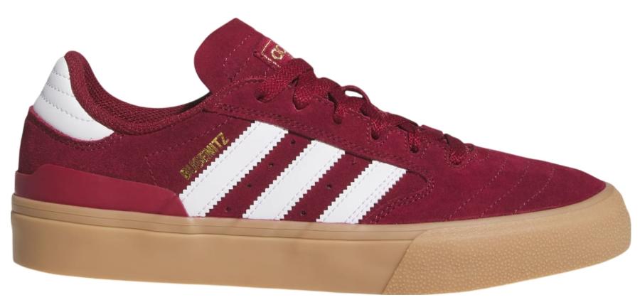 adidas gazelle silver green womens Tb.490 Crochet Burgundy Leather Sneakers