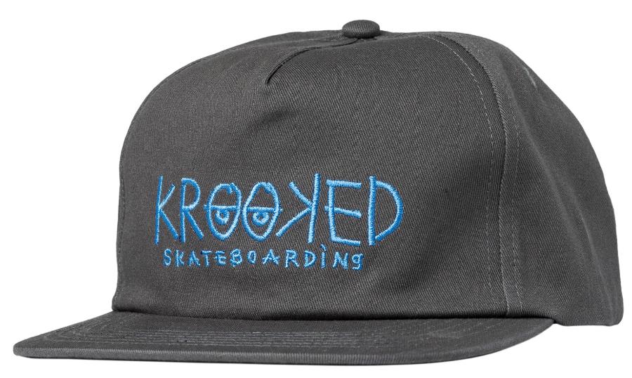 【 KROOKED 】STYLE KR CAP - CHARCOAL Cowtown
