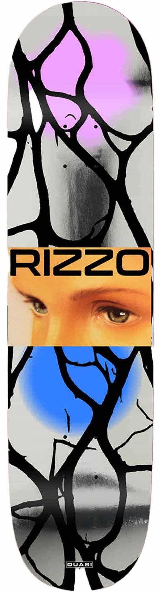 Quasi Skateboards 7 ply Graphic Rizzo Crazy Train Deck 8.5 Inch