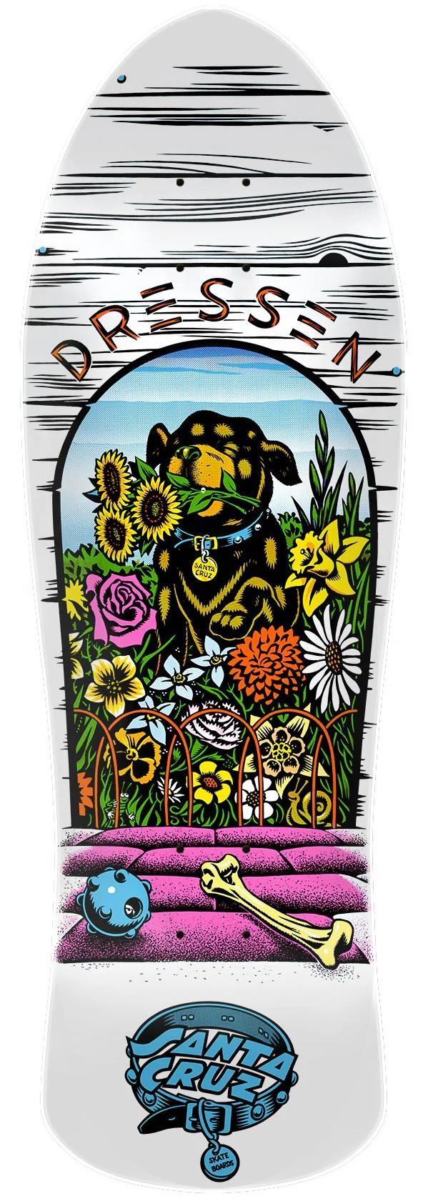 Santa Cruz Dressen Vine Everslick Skateboard Deck 8.50