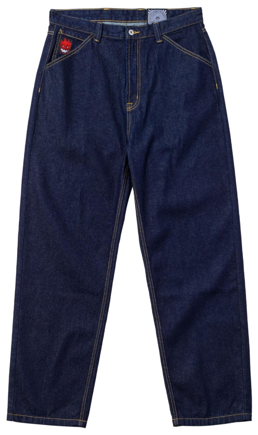 nini　the toe buckingham pants NINI JEANS | Black Pinstripe Denim