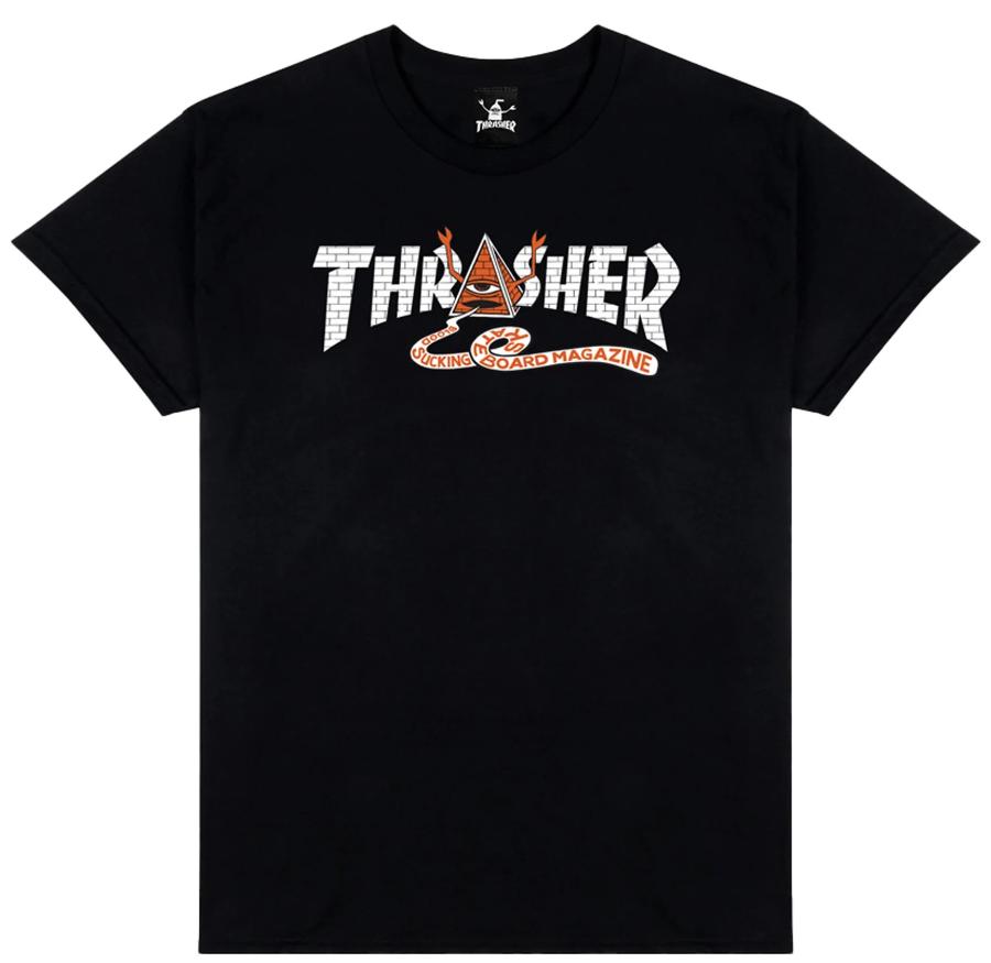【THRASHER】 THRASHER X AWS - BELIEVE T-SHIRT [BLACK] Thrasher AWS Believe T-Shirt Alien Workshop Black