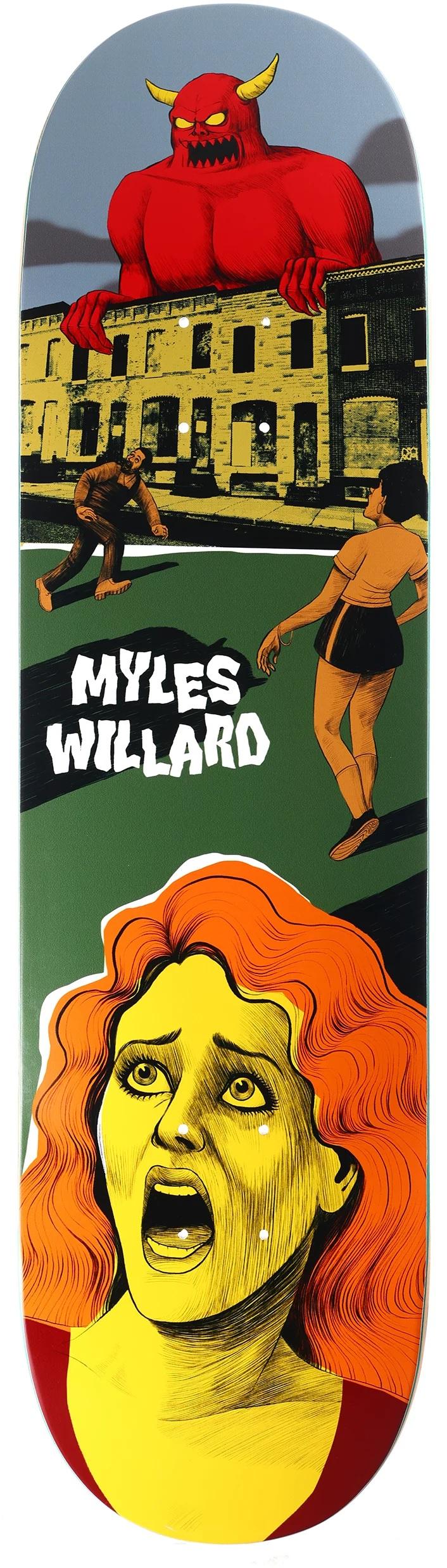 スケートボード TOY MACHINE WILLARD TOONS Myles Willard MYLES WILLARD JAZZ 8.50 – Toy Machine