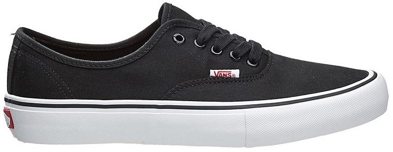 vans authentic black pro