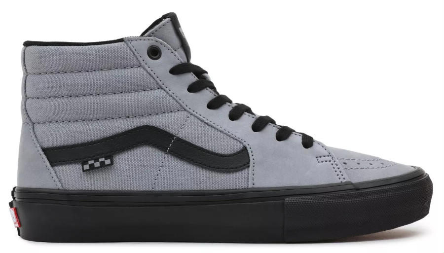 Vans Skate Sk8-Hi Shoes - Nubuck Washed Blue/Black 9.5