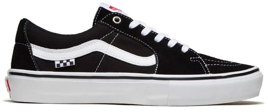 vans sk8 low black white