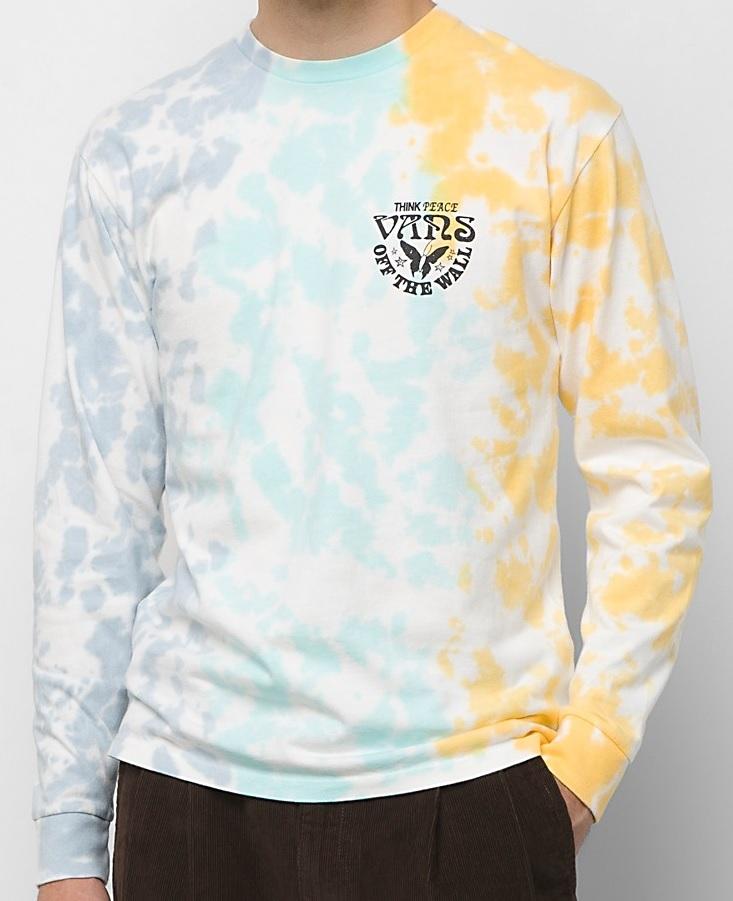 LOUIS VUITTON LV Tie & Dye Tie-Dyed Camouflage For Men Yellow 1A5VI- -  KICKS CREW