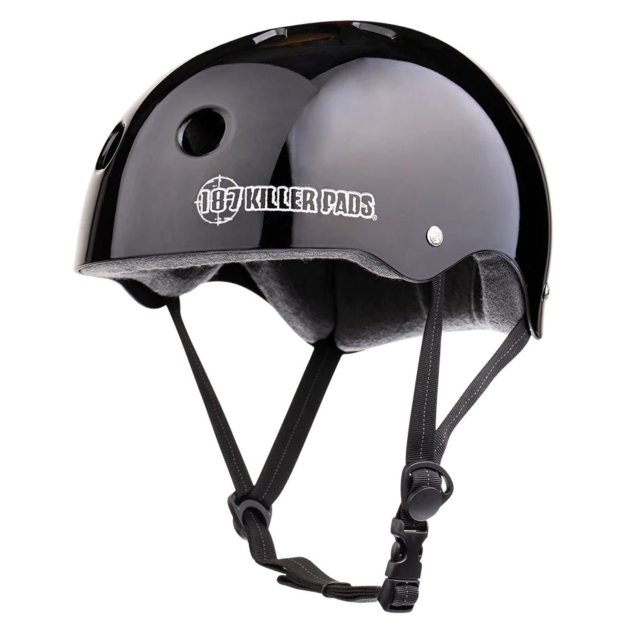 Pro Skate Helmet (Black Gloss)