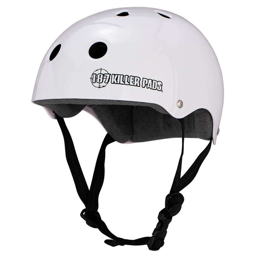 Pro Skate Helmet (White Gloss)