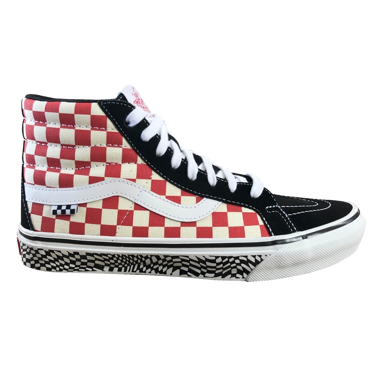 vans sk8 hi reissue red