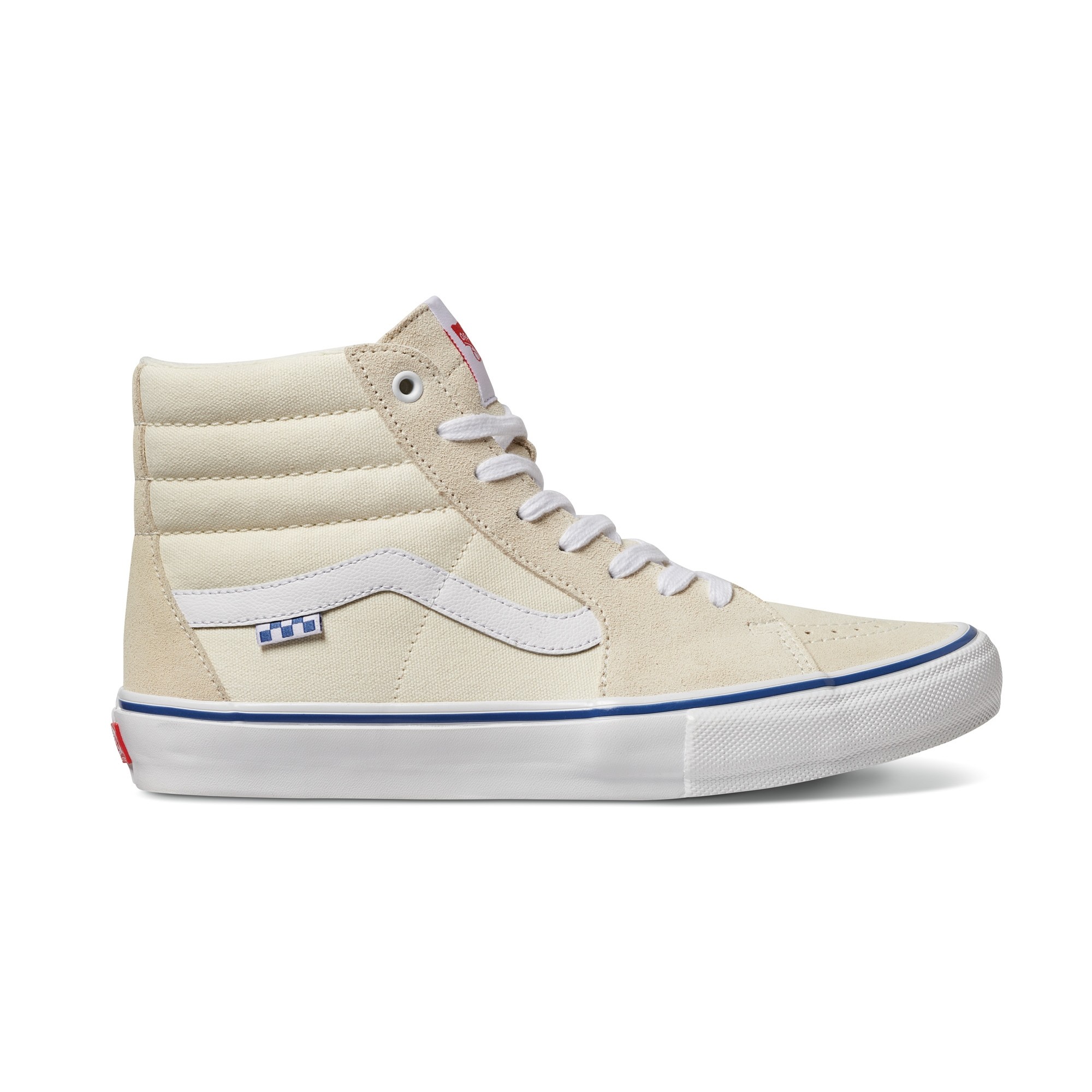 vans skate high all white