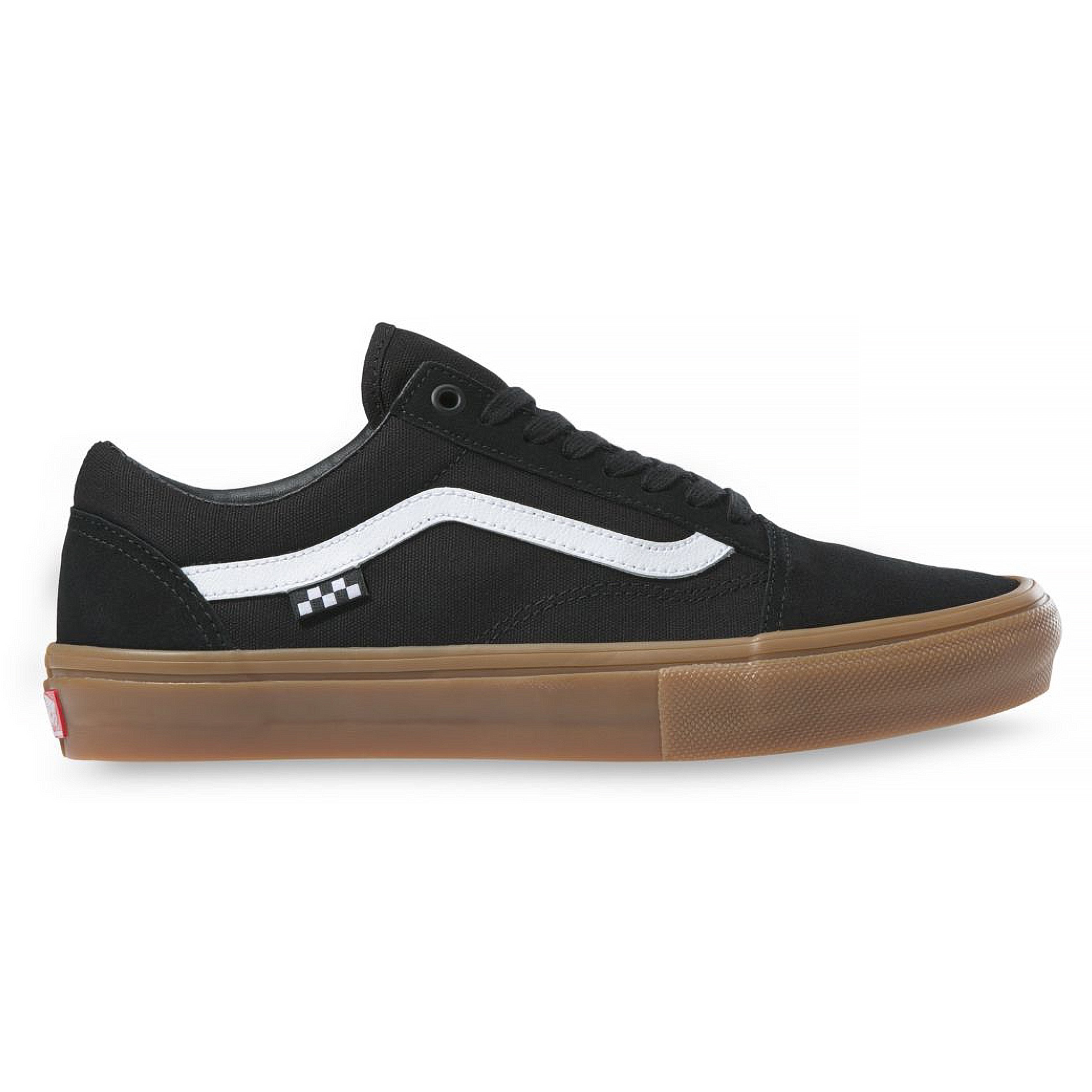 vans old skool black black gum