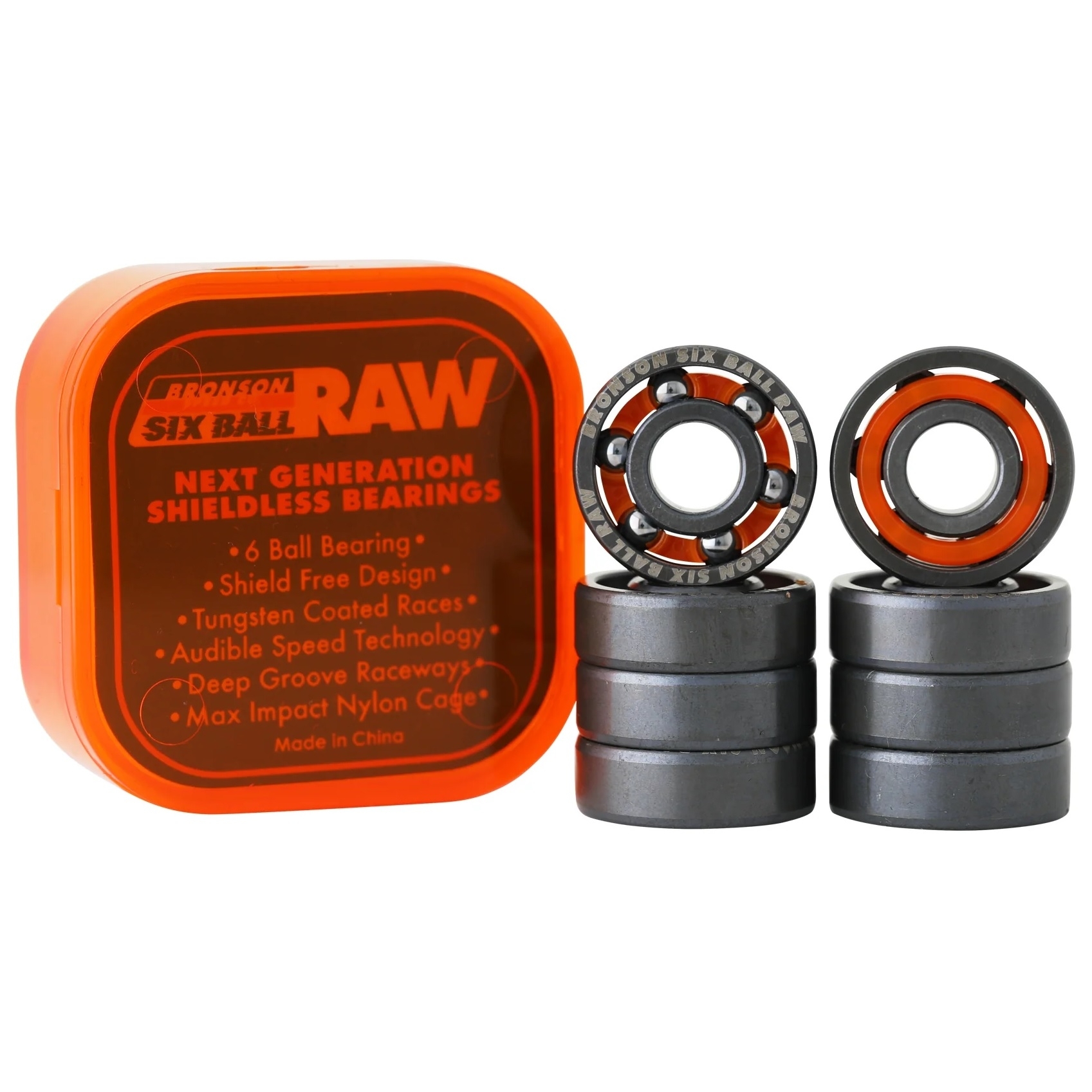ベアリング BRONSON 6-BALL RAW BEARING Cowtown