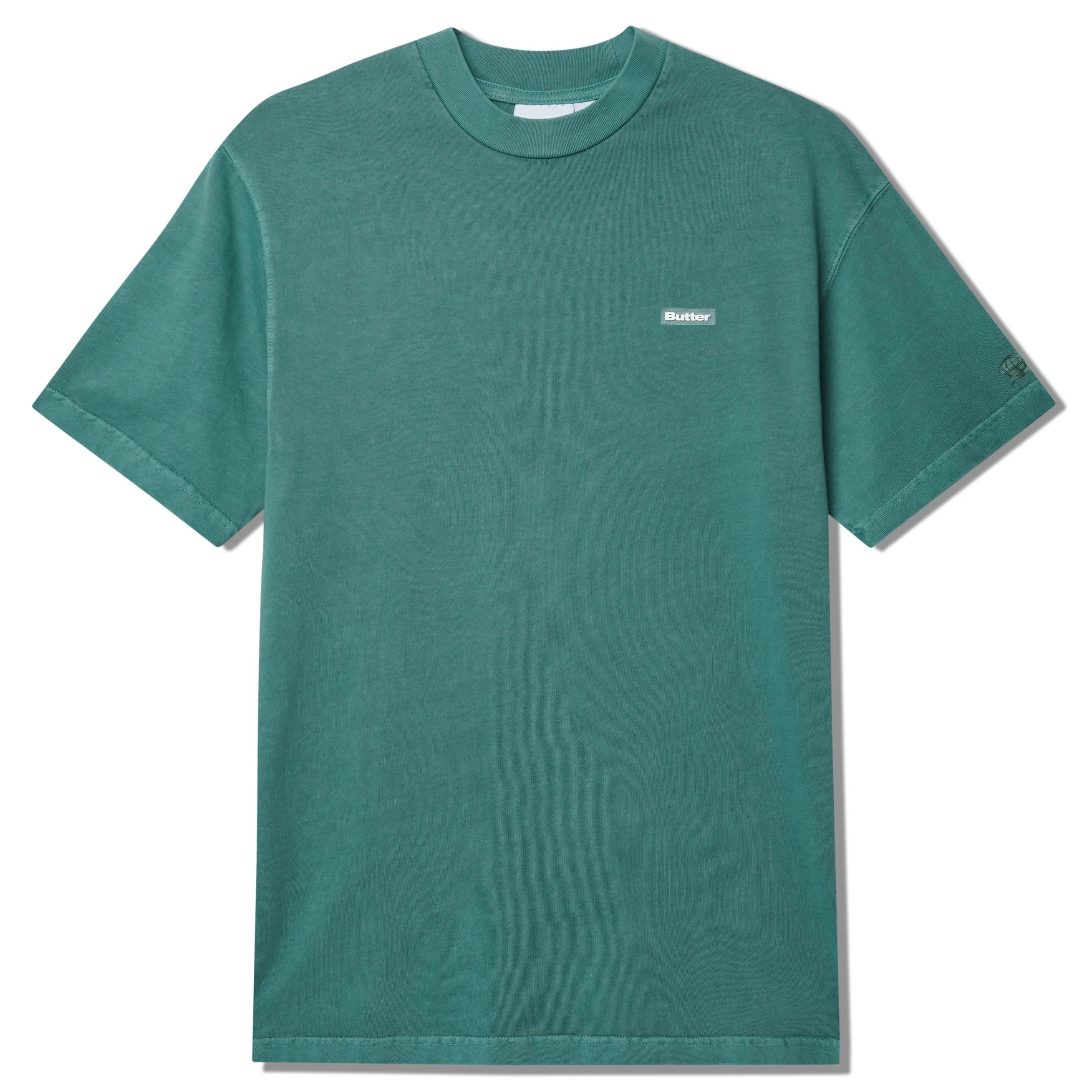 【BUTTER GOODS】 Basic Tee, Washed Forest Cowtown