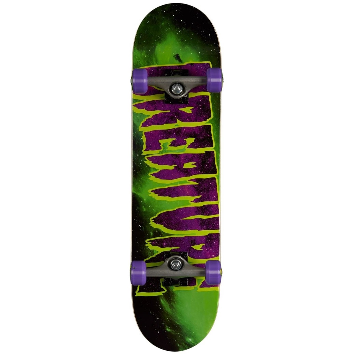 Skateboard completo colore: Verde viola 7,8 cm Creature Galaxy Logo Mid Factory 