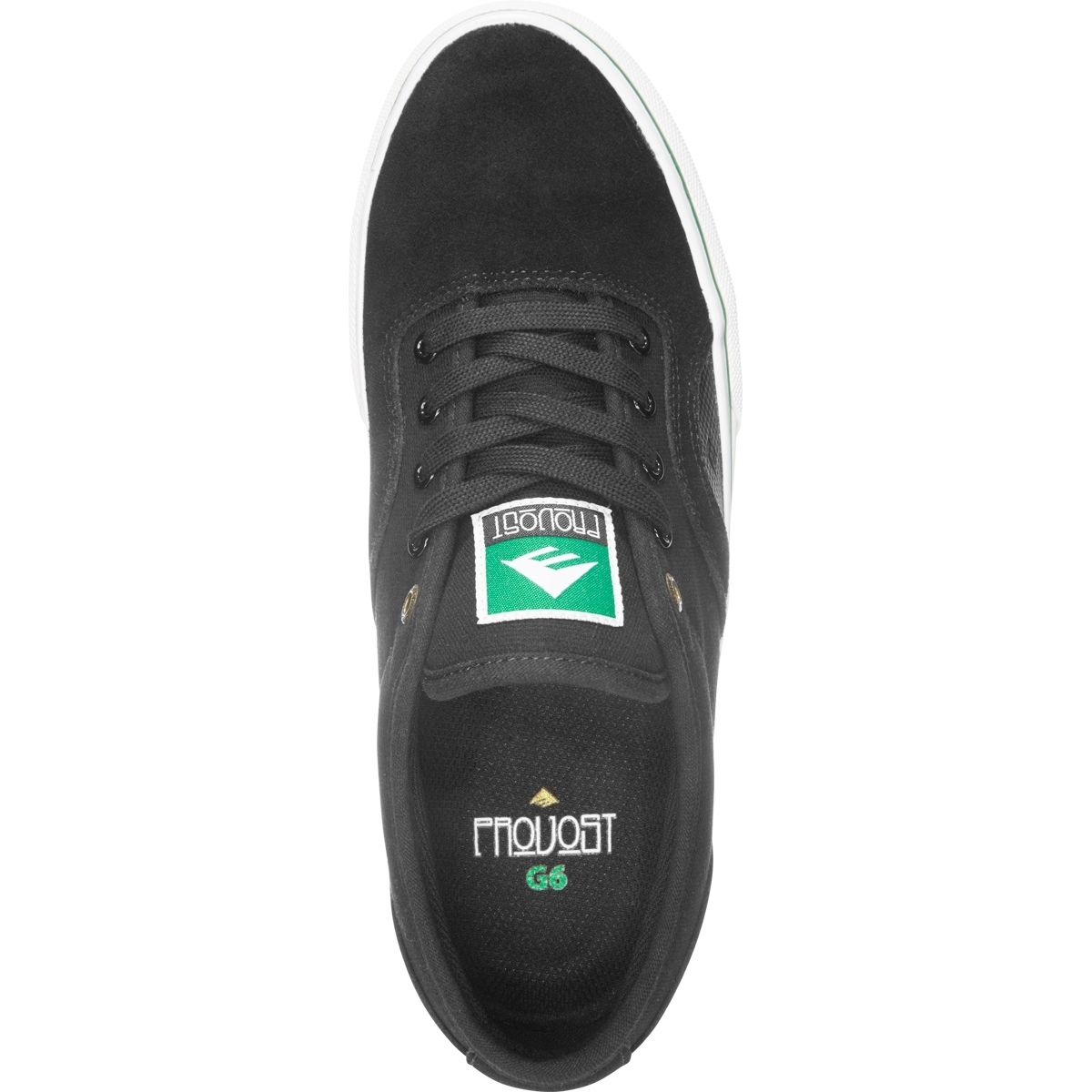 Emerica NIB Men\'s Emerald Green Suede Provost G6 Skate Shoe. Size 11. H-028 EMERICA PROVOST G6 (BLACK/BLACK) – 3rd Lair main image 2