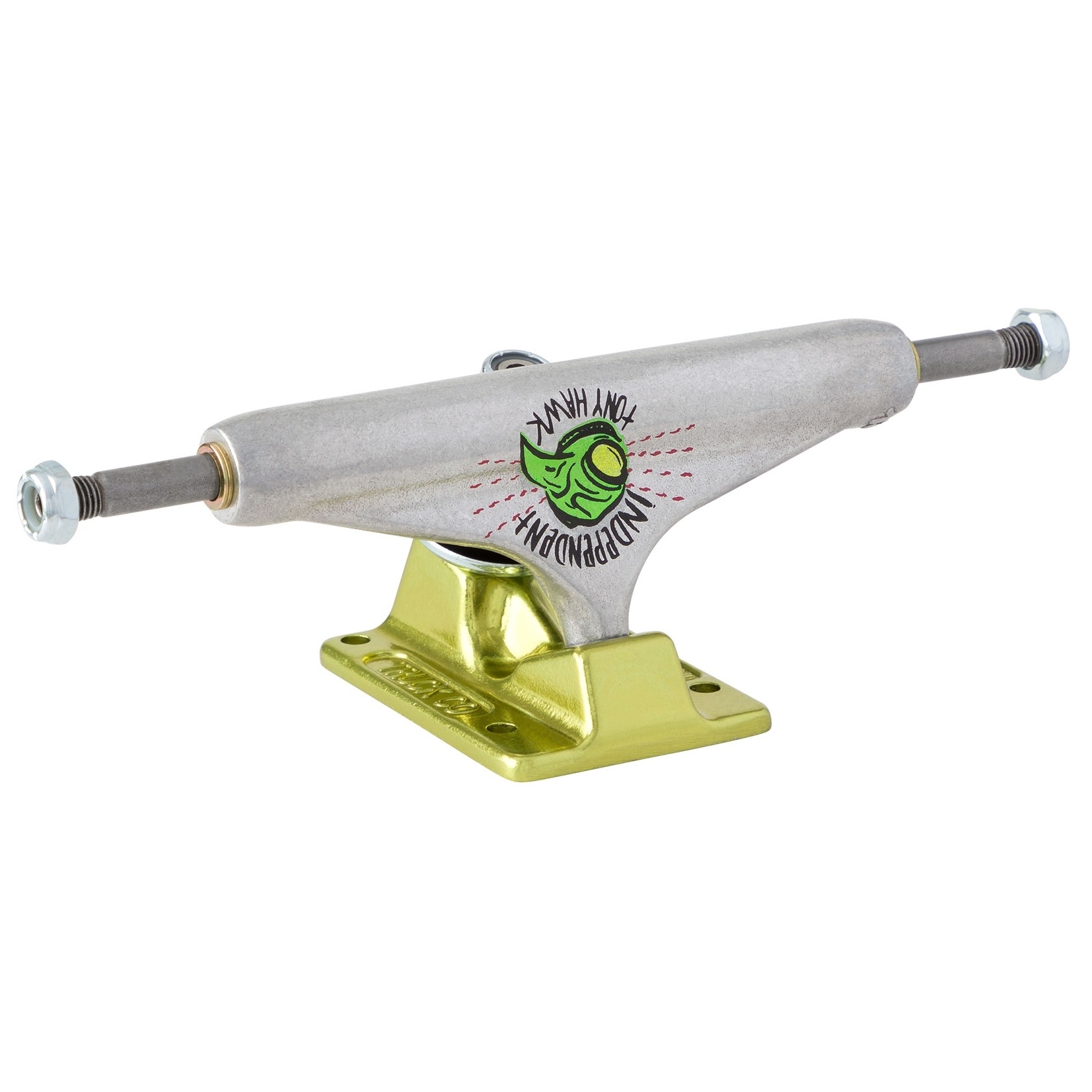 Stage 11 Hawk Transmission Forged Hollow Truck (Silver/Green)