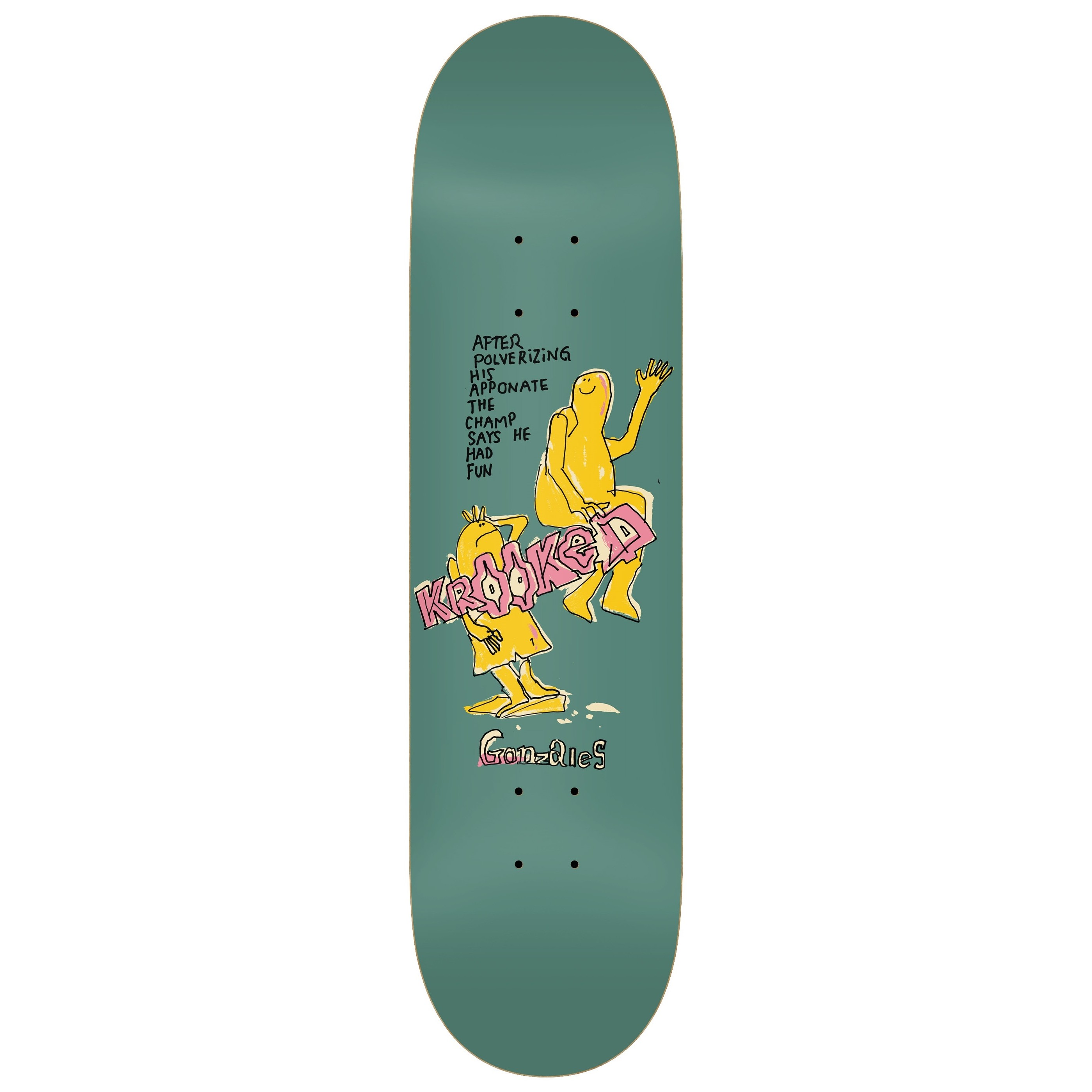 Gonz krooked deck Clearance