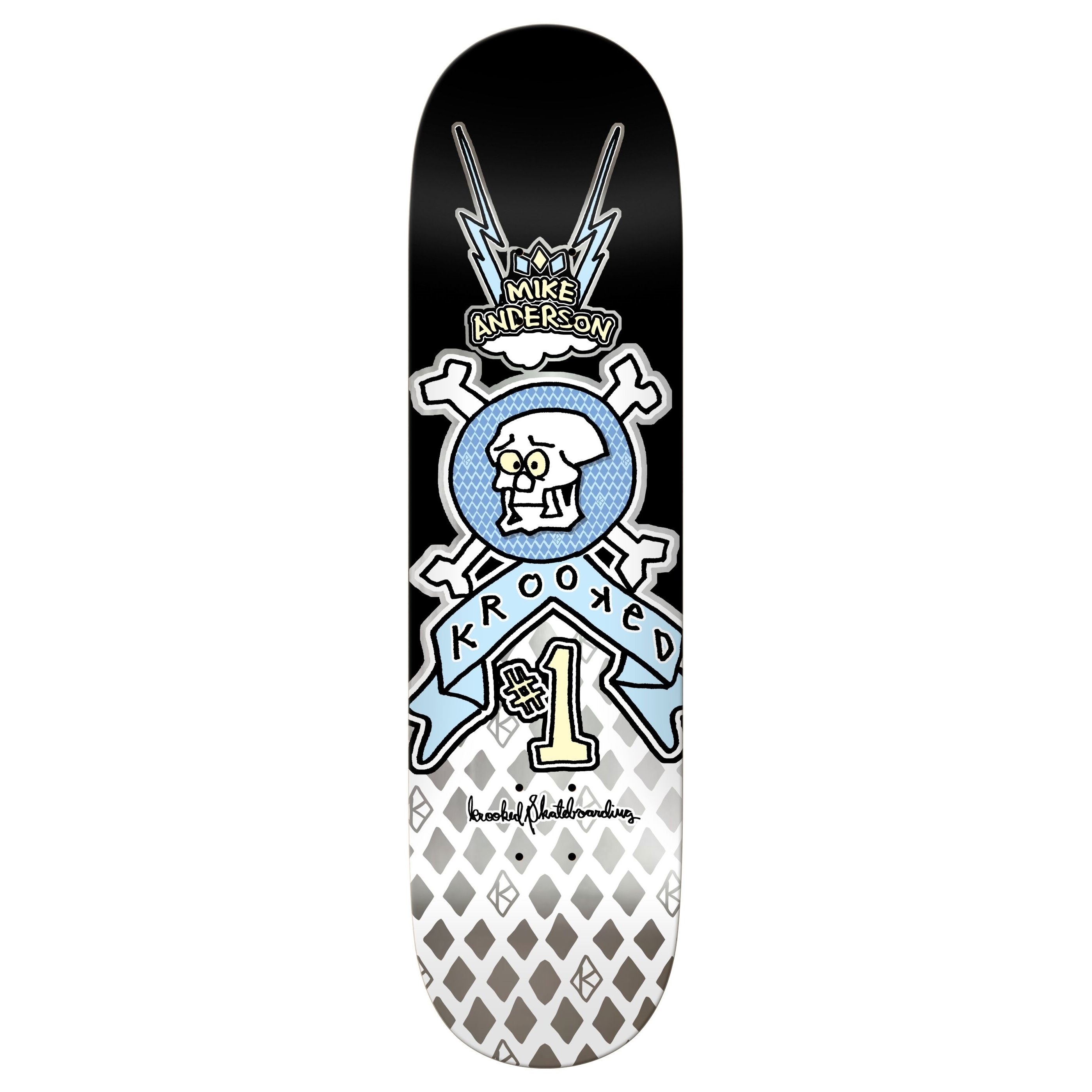 【keizo】SKULLS &amp; FLOWER DECK (BLACK) Skull Graffiti Pro Complete Wooden Fingerboard (34mm)