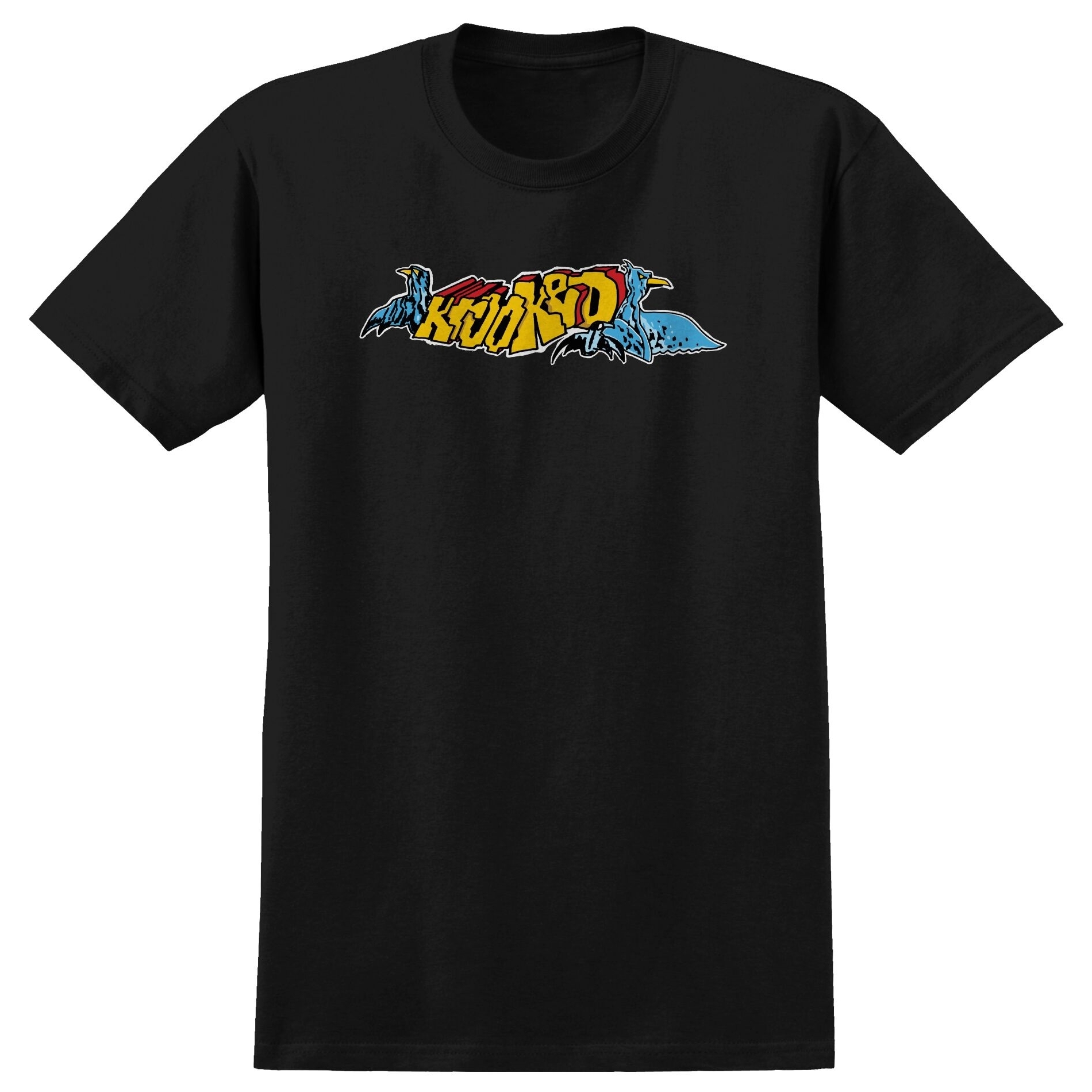 KROOKED Tシャツ クルキッド 半袖 緑 KROOKED SKATEBOARDS STR