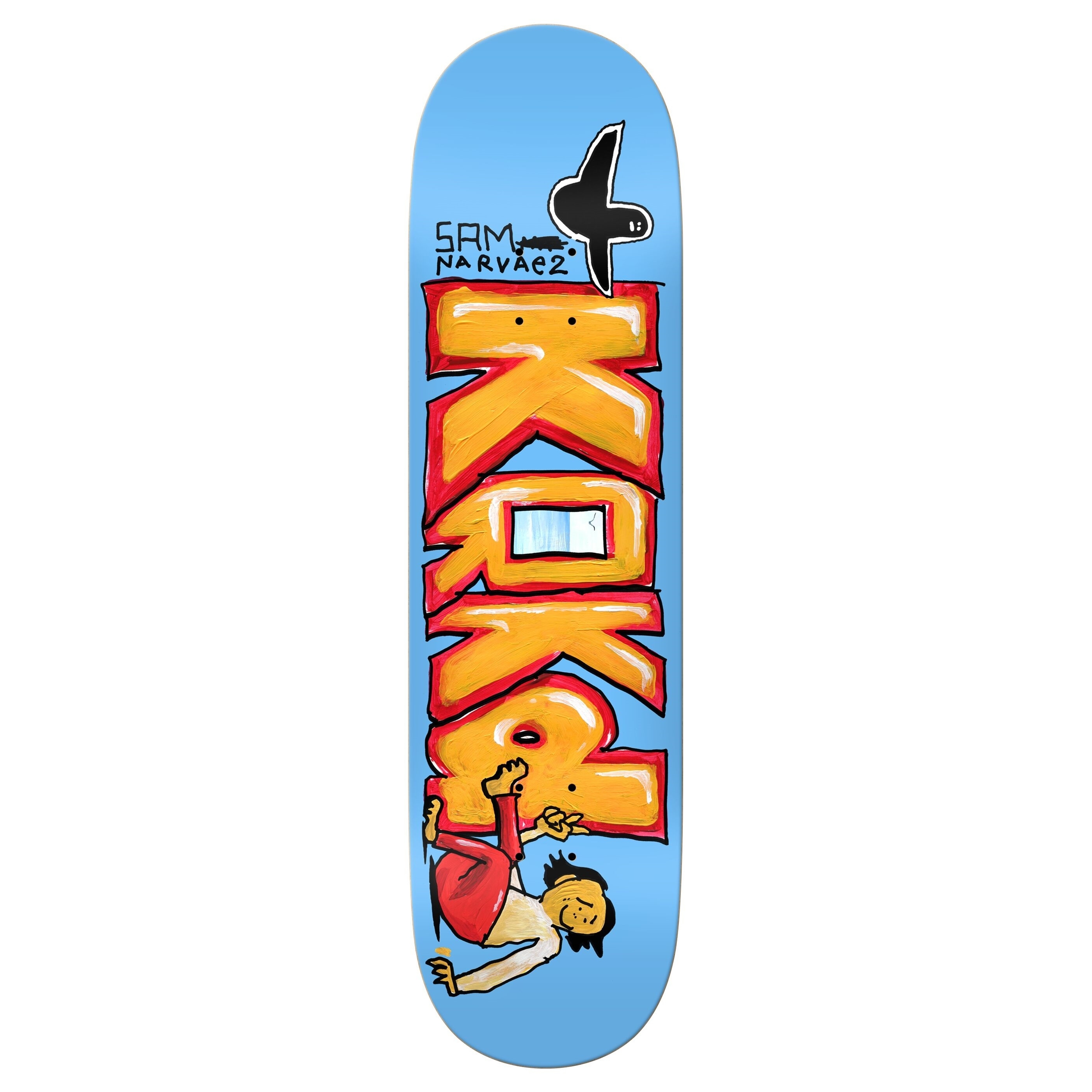 スケートボード supreme fat tip skateboard Light Blue Supreme - Fat Tip Skateboard - ParkSIDER