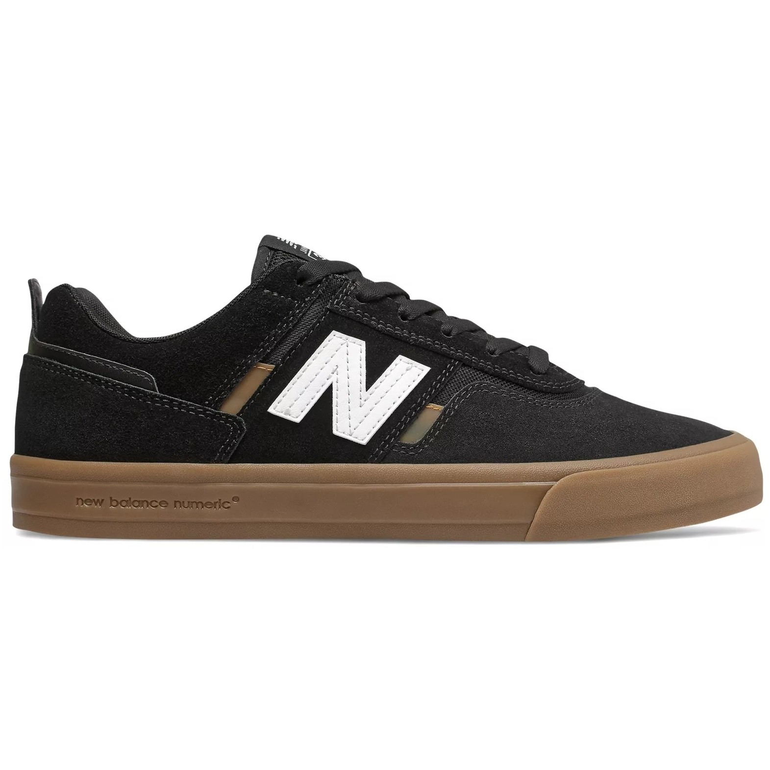 new balance numeric black gum