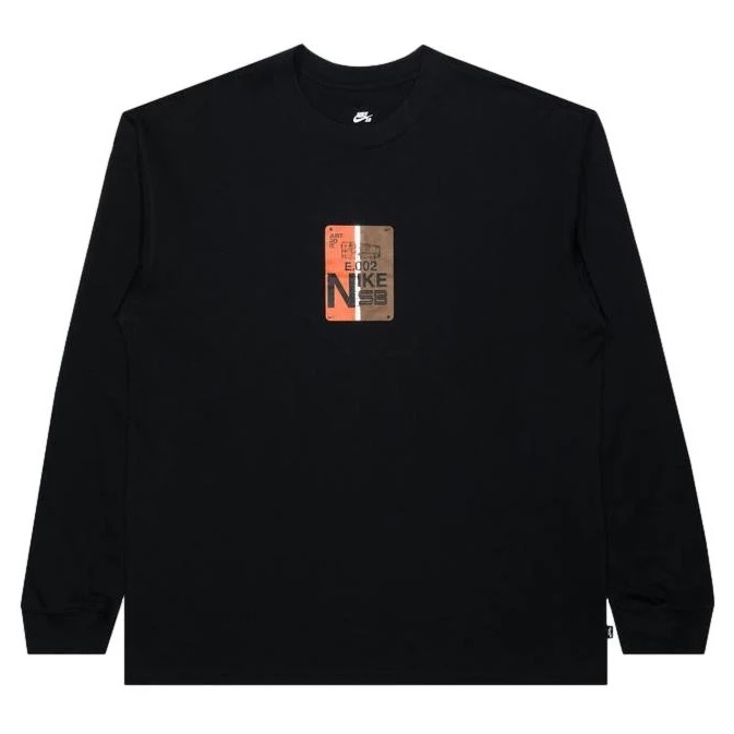 Nike SB Bus Pass Loose L/S Tee (Black/Sa