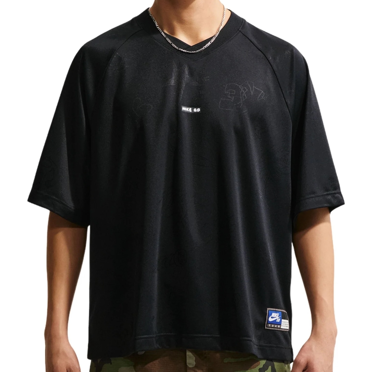 Nike SB Desk Doodle Jacquard Jersey (Black)