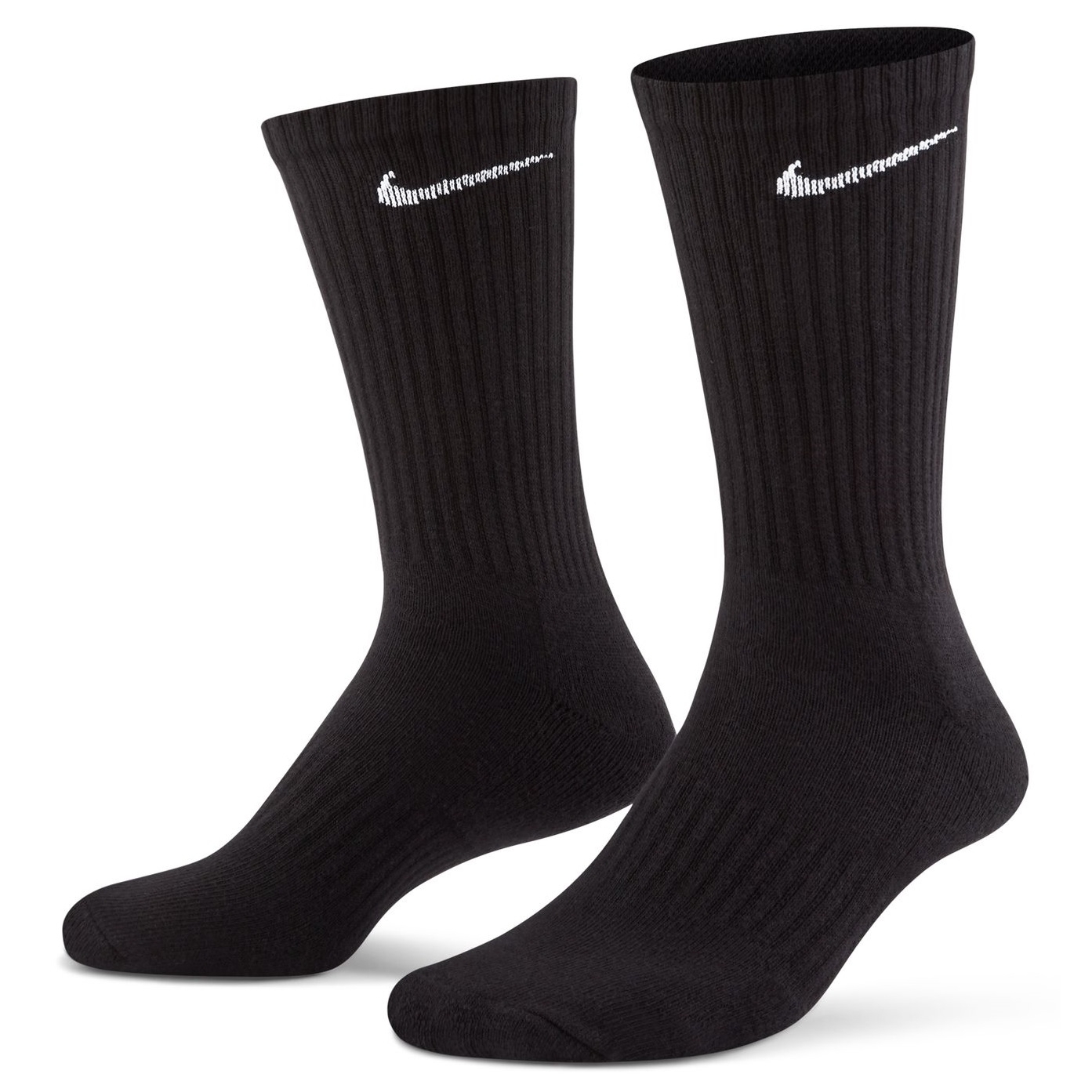 Nike SB Everyday Crew Socks (Black/White)