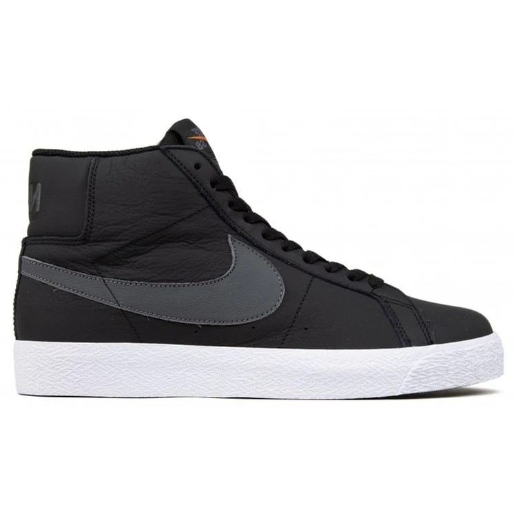 nike blazer mid black and white